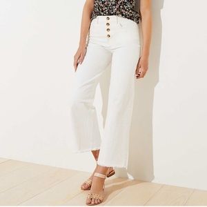 Loft High Waisted wide leg jeans